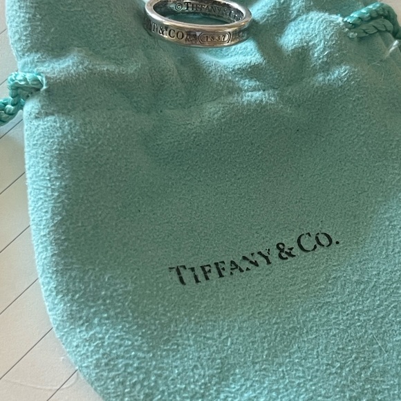 Tiffany & Co. 1837 Ring Sterling Silver 925 Size 4.75 - Picture 5 of 11